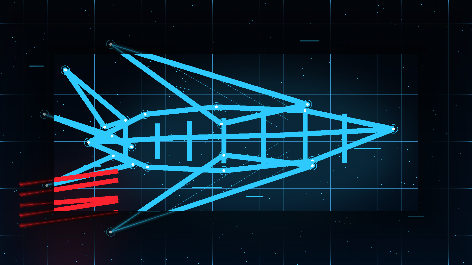 High quality aircraft integration wireframe image